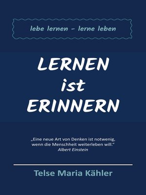 cover image of Lernen ist Erinnern